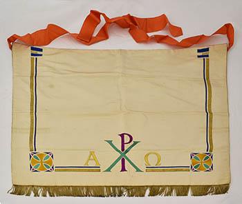 Rechthoekige schouderdoek; Amict Amict